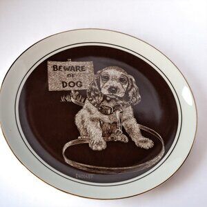 Beware of dog by DROGUETT plate number 3702 of an addition limited to 19,500